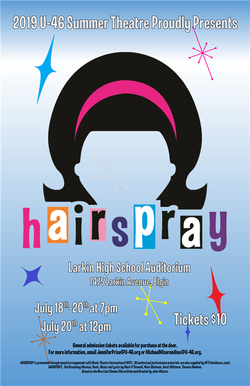 Hairspray Musical Flyer 